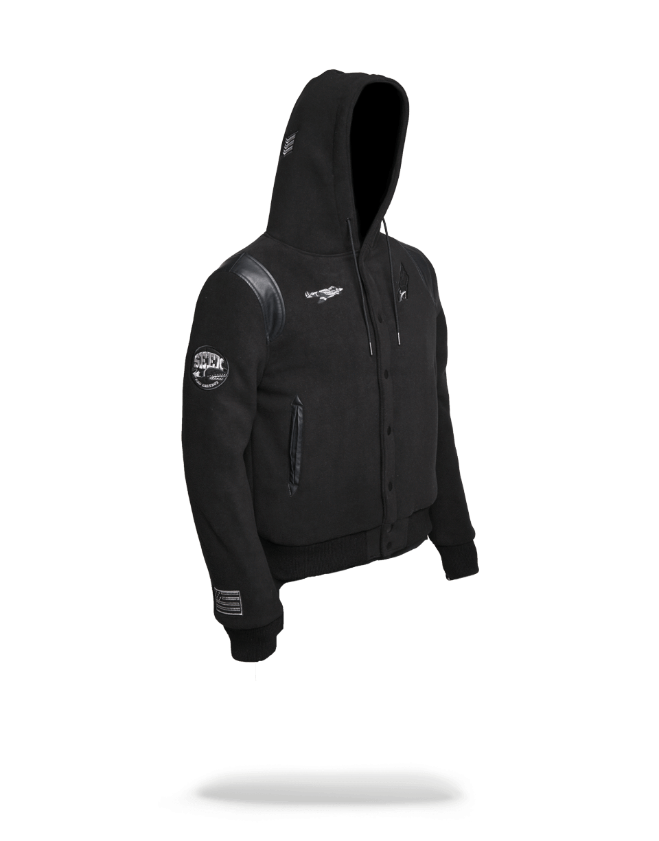 VARSITY ARMY PATCHES JACKET